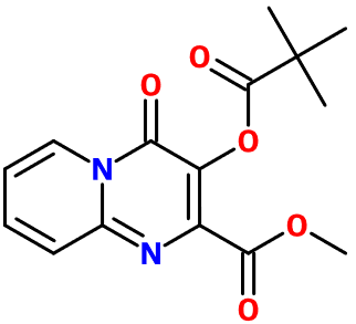 (image for) MC080066 Methyl 3-[(pivaloyl)oxy]-4-oxo-4H-pyrido[1,2-a]pyrimidine-2-carboxylate